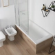 Casco de bañera Ferrum 140x75x40 niza acrílico NIZ-BA-003-BL