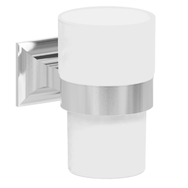 Accesorio de baño Hidromet New Castle Portacepillo cromo 50011CRCR