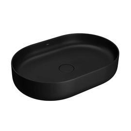 Bacha Deca Slim Oval de apoyo  60X40X13.5 negro mate L.14060.94