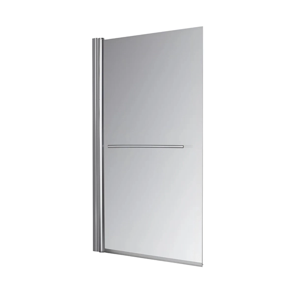 Mampara Ferrum 80cm khios rebatible vidrio esmerilado KHI-MP-055-CR