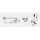 Griferia ducha c/transf duchad Hidromet Sun lever 4553