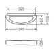 Toallero Ferrum clasica blanco ACL-TO-028-BL