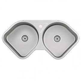 Bacha de cocina Mi Pileta Esquinera doble bajo mesada 550