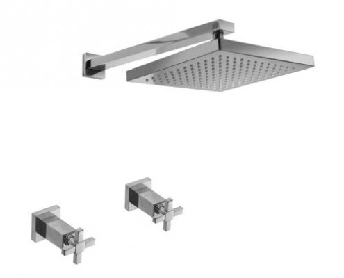Griferia Baño Hidromet Ducha Sin Transf. Geometry Lever 2809