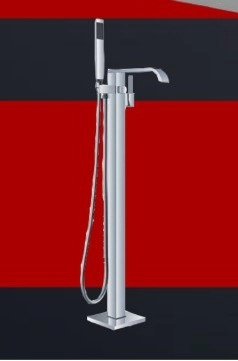 Griferia Versailles Monoc de piso Alta 89cm JL02015