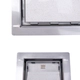 Desagüe Ideal cuadrado 15x15 acero inoxidable para revestir 12050