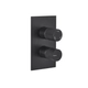 Griferia Peirano ducha monoc c/transf y duchador fabric black 80-200N