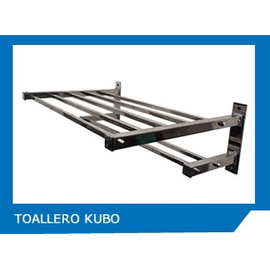 Accesorio de Baño Toallero Repisa Kurymar Kubo niquel cr2001