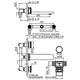 Grifería de lavatorio FV N44 de pared cromo 0203/44N-CR
