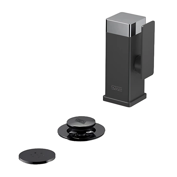 Grifería de bidet Novum hito monocomando negro FR189/J5-FBC