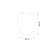 Accesorio Baño Tapa Asiento Marina Urea Soft Close