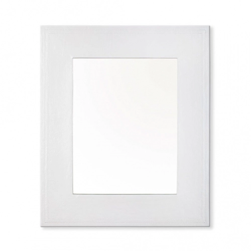 Espejo Misiones Cuero cocido blanco E7087