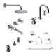 Griferia baño Hidromet Triumph Lavatorio Ducha bidet +Kit