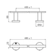 Toallero FV triades barral cromo 0164/C3-CR