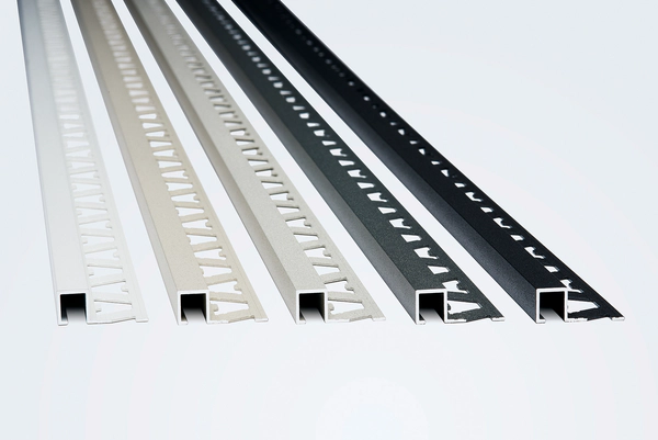 Guardacanto Atrim Quadra Anodizado marfil mate 10x10mm 3428TXM