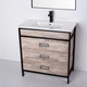 Mueble Campi Iron 80 Roble vintage 82x48x84 IR80R