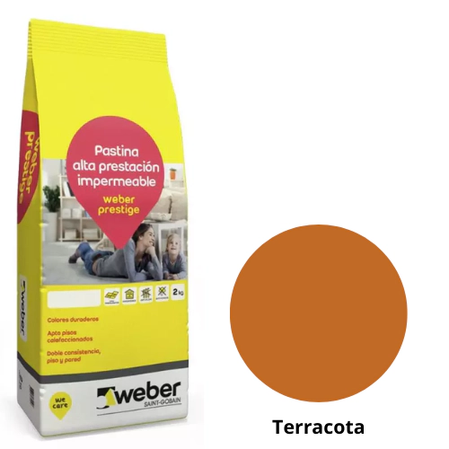 Pastina Weber Prestige Terracota X 2kg.92-1209