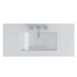 Mesada Ferrum Cadria 100cm LX13F c/bacha 3 ag CDR-MS-002-BL