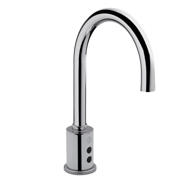 Grifería de lavatorio FV tronic electronico pico curvo 0363.05P-CR