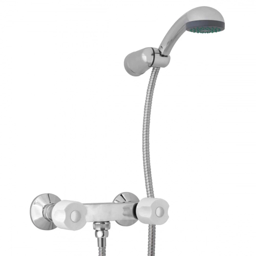 Griferia de ducha Peirano Laza exterior s/Transf bco/cr 459