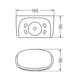 Porta vaso Ferrum fix blanco AFX-PV-014-BL