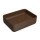 Bacha Deca Slim de apoyo rectangular marron mate L.13040.22