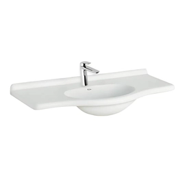 Bacha de lavatorio Ferrum 110 cm limoges blanca 1 ag