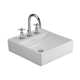 Bacha de lavatorio Ferrum 40x42 cm tori 3 Ag blanca TOR-BH-055-BL