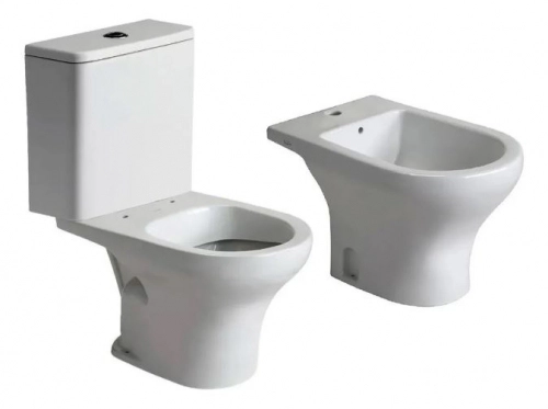 Combo de Baño Inodoro s/tapa mochila bidet - Veneto 1ag
