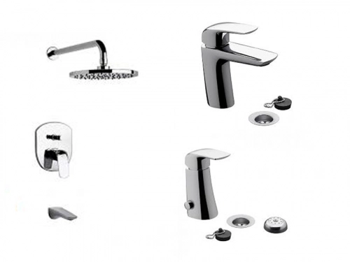 Griferia Baño Fv Epuyen L2 Lavatorio Ducha Bidet