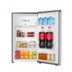 Heladera acero inox c/congelador Vondom 117lt hel82inox