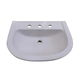 Bacha de lavatorio Ferrum bari 3 Ag blanco BAR-LV-300-BL