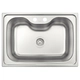 Bacha de cocina Tramontina 68x48 morgana 60fx satinado con accesorios