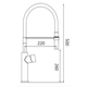 Griferia de cocina Ultragrif Monoc Cooper Black Matt UGL203B03