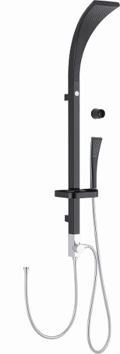 Panel y columna Ducha c/luz Led y griferia