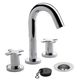Griferia baño completa Fv Alerce Lavatorio Ducha Bidet Cromo