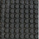 Baldoson Lanik 40x40 Modelo Goma negro/negro 8401