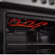 Cocina Longvie Multigas 60cm c/grill electrico Acero inox 21601XT