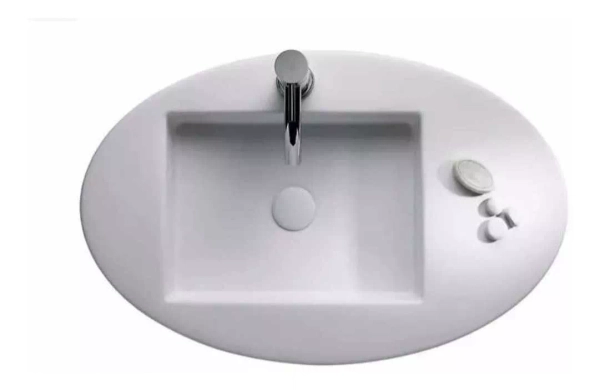 Lavatorio Ferrum Temple Khios 1 ag blanco LWK1F