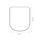 Asiento Bari mad Hdf herraje metal 226