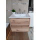 Vanitory Aereo Campi Zamba Roble verona 60 cm c/mesada 3 aguj ZA60CL3