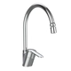 Griferia cocina monocomando Roca Victoria cromo A5A8425C0L