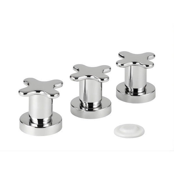 Grifería bidet Viva Hydros Nova Cruz cromo 404111