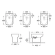 Bidet Roca dama senso blanco 3 agujeros