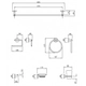 Accesorios de baño Kit 6 pzas Peirano Linea 12000