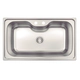Bacha de cocina Tramontina 86x50 morgana maxi 78fx satinado 93801122