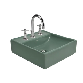 Bacha de baño Ferrum tori cuadra grande verde olival 3ag TOR-BH-008-VO