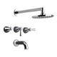 Griferia Baño Fv Margot 62 lever Lavatorio Bidet Ducha Mov.