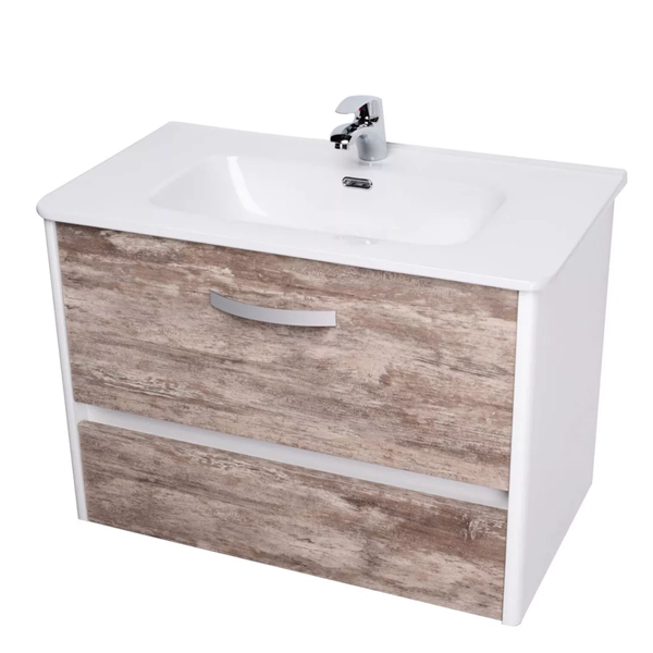 Vanitory Campi shape 60 con mesada loza 1 agujero