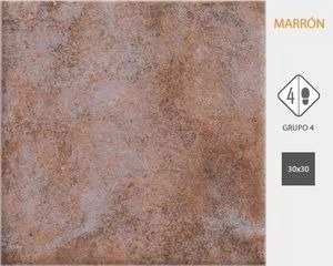 Ceramica Cortines 30x30 Rustico Marron